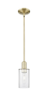 Arcadia One Light Mini Pendant in Antique Brass (405|7161SABG802)
