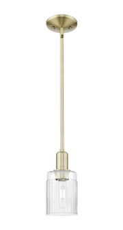 Arcadia One Light Mini Pendant in Antique Brass (405|7161SABG342)