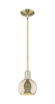 Arcadia One Light Mini Pendant in Antique Brass (405|7161SABG1286)