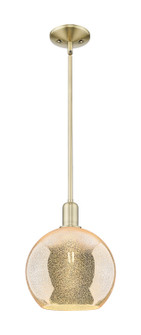 Arcadia One Light Mini Pendant in Antique Brass (405|7161SABG12810)