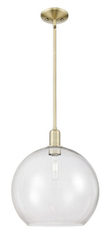 Arcadia One Light Mini Pendant in Antique Brass (405|7161SABG12214)