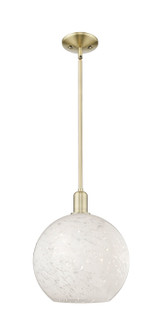Arcadia One Light Mini Pendant in Antique Brass (405|7161SABG121612WM)