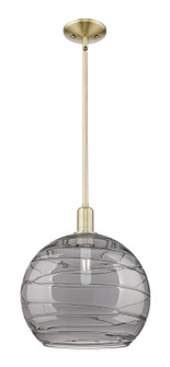 Arcadia One Light Mini Pendant in Antique Brass (405|7161SABG121314SM)
