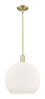 Arcadia One Light Mini Pendant in Antique Brass (405|7161SABG12114)