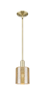 Arcadia One Light Mini Pendant in Antique Brass (405|7161SABG116)