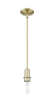 Arcadia One Light Mini Pendant in Antique Brass (405|7161SAB)