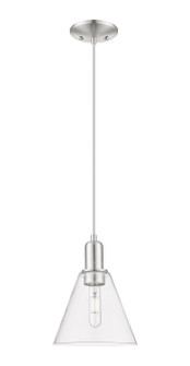 Arcadia One Light Mini Pendant in Brushed Satin Nickel (405|7161PSNGBC82)