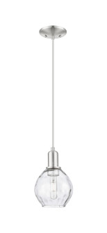 Arcadia One Light Mini Pendant in Brushed Satin Nickel (405|7161PSNG362)
