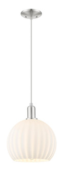 Arcadia One Light Mini Pendant in Brushed Satin Nickel (405|7161PSNG121710WV)