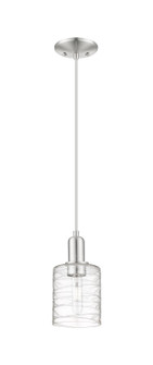Arcadia One Light Mini Pendant in Brushed Satin Nickel (405|7161PSNG1113)