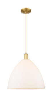 Arcadia One Light Mini Pendant in Satin Gold (405|7161PSGGBD161)