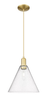 Arcadia One Light Mini Pendant in Satin Gold (405|7161PSGGBC124)