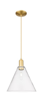 Arcadia One Light Mini Pendant in Satin Gold (405|7161PSGGBC122)