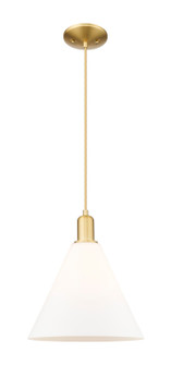 Arcadia One Light Mini Pendant in Satin Gold (405|7161PSGGBC121)