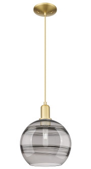 Arcadia One Light Mini Pendant in Satin Gold (405|7161PSGG55610SM)