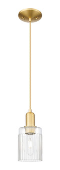 Arcadia One Light Mini Pendant in Satin Gold (405|7161PSGG342)
