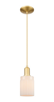 Arcadia One Light Mini Pendant in Satin Gold (405|7161PSGG341)