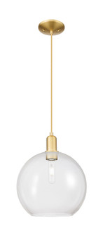 Arcadia One Light Mini Pendant in Satin Gold (405|7161PSGG12212)