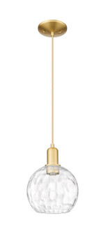 Arcadia One Light Mini Pendant in Satin Gold (405|7161PSGG12158)