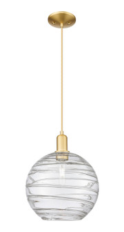 Arcadia One Light Mini Pendant in Satin Gold (405|7161PSGG121312CL)