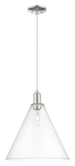 Arcadia One Light Mini Pendant in Polished Nickel (405|7161PPNGBC162)