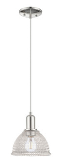 Arcadia One Light Mini Pendant in Polished Nickel (405|7161PPNG422)