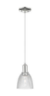 Arcadia One Light Mini Pendant in Polished Nickel (405|7161PPNG382)
