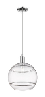 Arcadia One Light Mini Pendant in Polished Chrome (405|7161PPCG55612CL)
