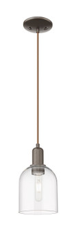 Arcadia One Light Mini Pendant in Oil Rubbed Bronze (405|7161POBG5586CL)