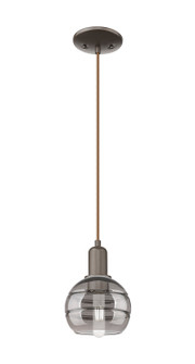 Arcadia One Light Mini Pendant in Oil Rubbed Bronze (405|7161POBG5566SM)