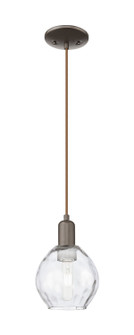 Arcadia One Light Mini Pendant in Oil Rubbed Bronze (405|7161POBG362)