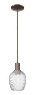 Arcadia One Light Mini Pendant in Oil Rubbed Bronze (405|7161POBG292)