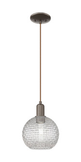 Arcadia One Light Mini Pendant in Oil Rubbed Bronze (405|7161POBG122C8CL)