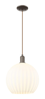 Arcadia One Light Mini Pendant in Oil Rubbed Bronze (405|7161POBG121714WV)