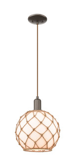 Arcadia One Light Mini Pendant in Oil Rubbed Bronze (405|7161POBG12110RB)