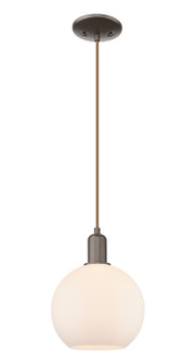 Arcadia One Light Mini Pendant in Oil Rubbed Bronze (405|7161POBG12110)