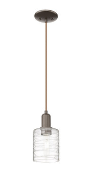 Arcadia One Light Mini Pendant in Oil Rubbed Bronze (405|7161POBG1113)