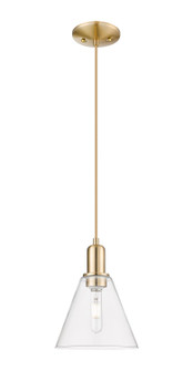 Arcadia One Light Mini Pendant in Champagne Bronze (405|7161PCBGBC82)