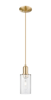 Arcadia One Light Mini Pendant in Champagne Bronze (405|7161PCBG802)