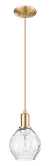 Arcadia One Light Mini Pendant in Champagne Bronze (405|7161PCBG362)
