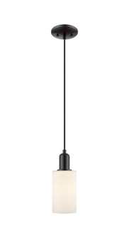Arcadia One Light Mini Pendant in Matte Black (405|7161PBKG801)