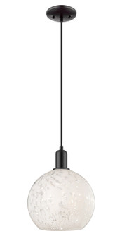 Arcadia One Light Mini Pendant in Matte Black (405|7161PBKG121610WM)