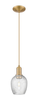 Arcadia One Light Mini Pendant in Brushed Brass (405|7161PBBG292)