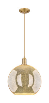 Arcadia One Light Mini Pendant in Brushed Brass (405|7161PBBG12814)