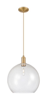 Arcadia One Light Mini Pendant in Brushed Brass (405|7161PBBG12414)
