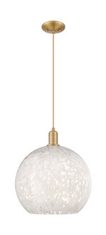 Arcadia One Light Mini Pendant in Brushed Brass (405|7161PBBG121614WM)