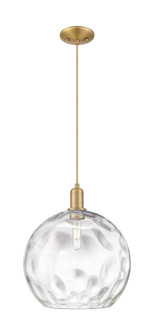 Arcadia One Light Mini Pendant in Brushed Brass (405|7161PBBG121514)