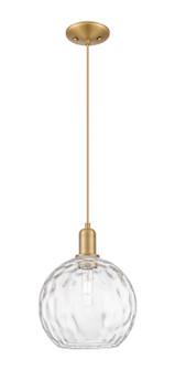 Arcadia One Light Mini Pendant in Brushed Brass (405|7161PBBG121510)