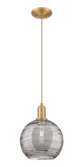 Arcadia One Light Mini Pendant in Brushed Brass (405|7161PBBG121310SM)