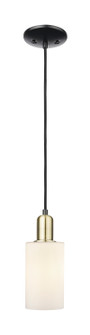 Arcadia One Light Mini Pendant in Black Antique Brass (405|7161PBABG801)